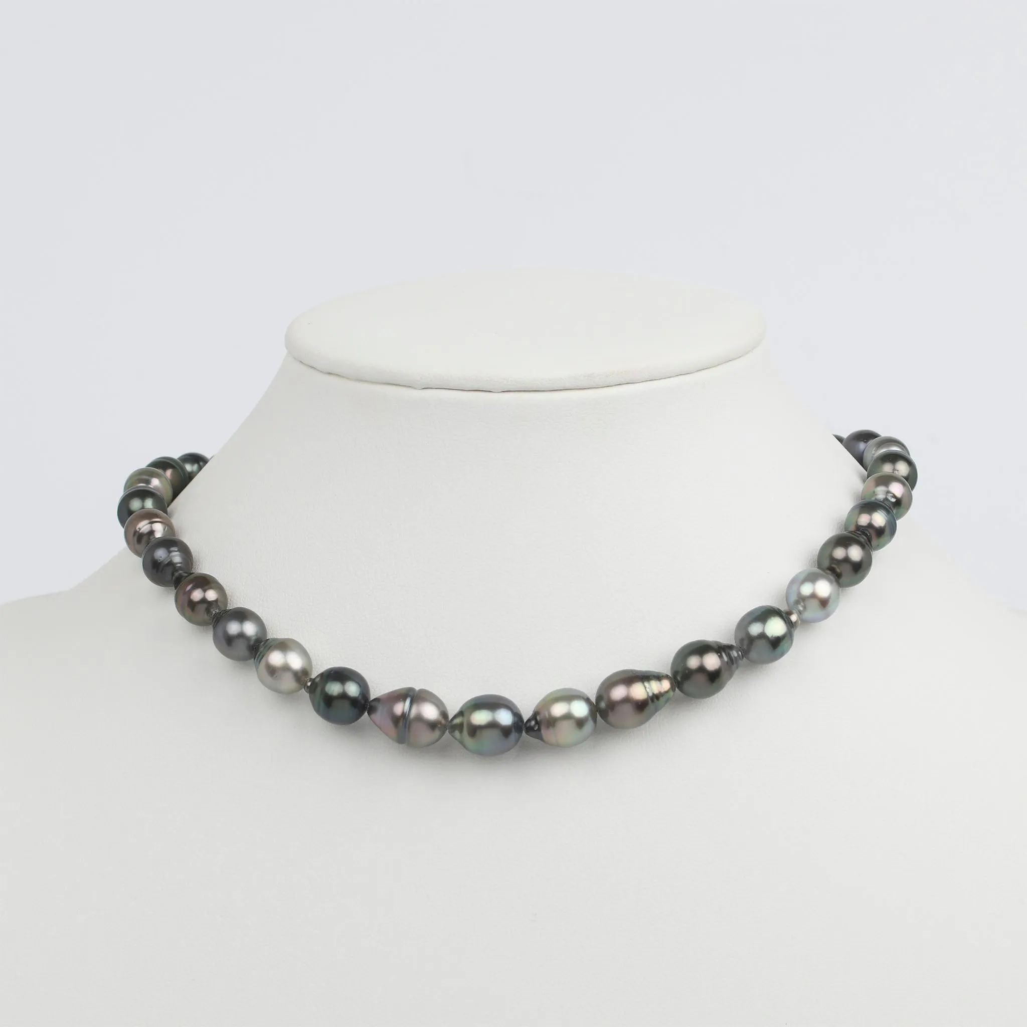 8.3-10.4 mm AAA Tahitian Baroque Pearl Necklace