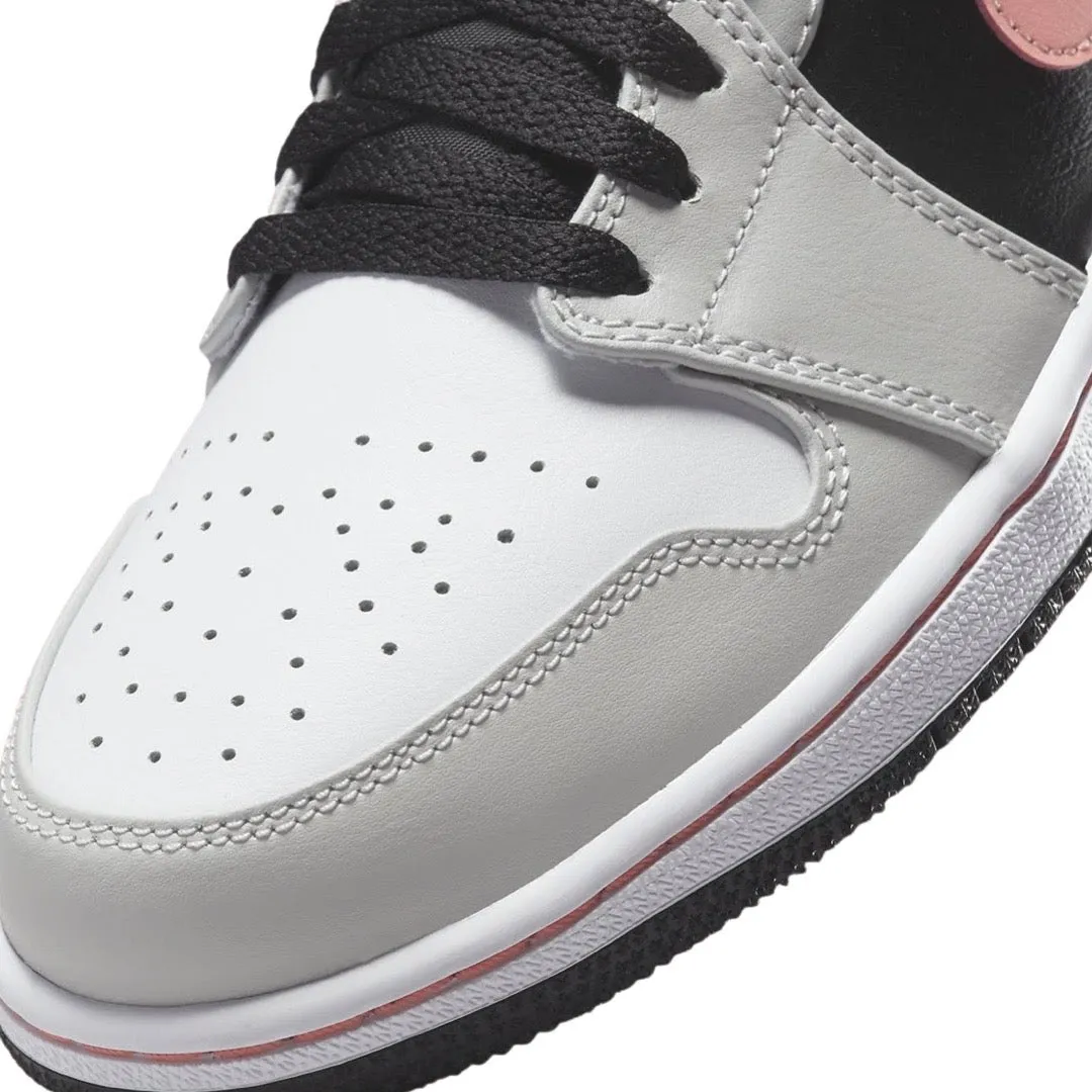 Air Jordan 1 Low Cool Grey Black Crimson