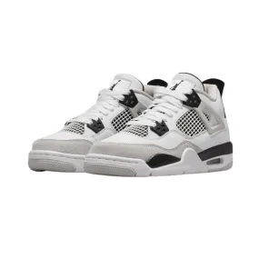 Air Jordan 4 Retro GS Military Black White Black Neutral Grey