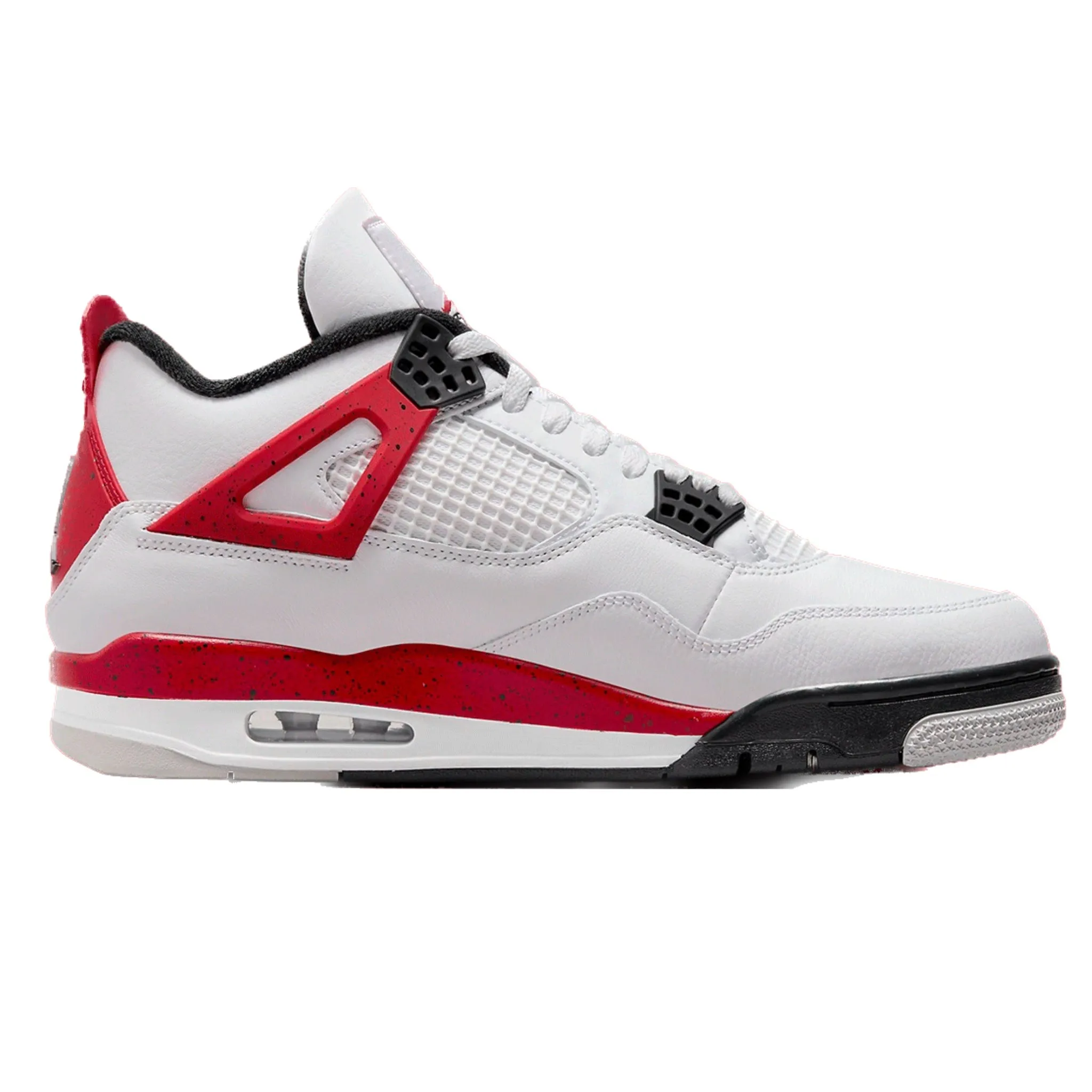 Air Jordan 4 Retro Red Cement White Fire Red Black Neutral