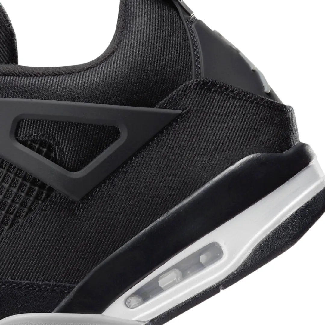 Air Jordan 4 Retro SE Black Canvas Black Light Steel Grey White