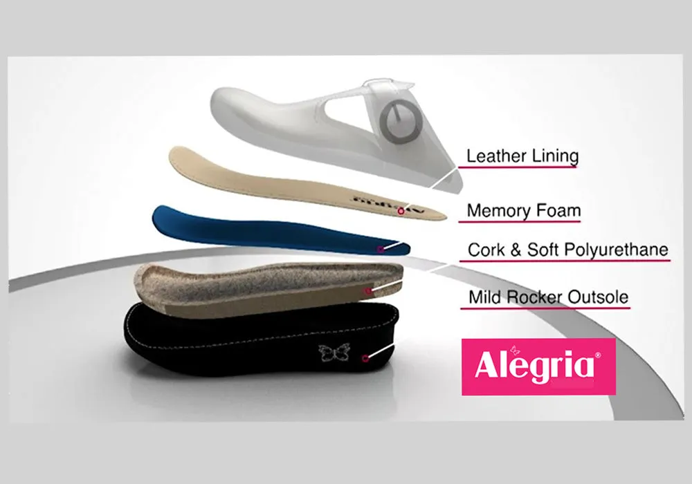 Alegria Keli Womens Comfortable Leather Professional Slip On Shoes