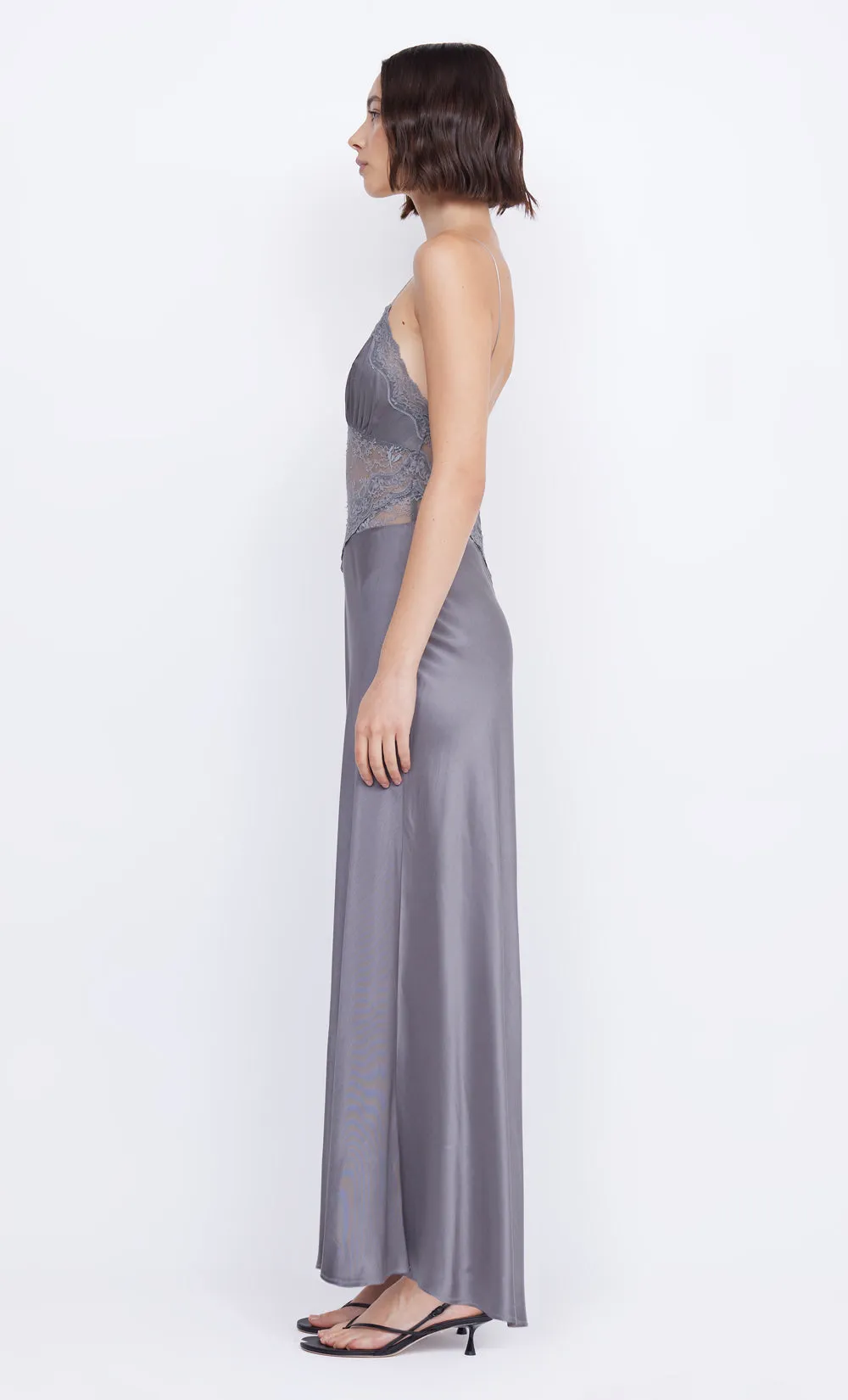 AMORAS MAXI DRESS - GREY