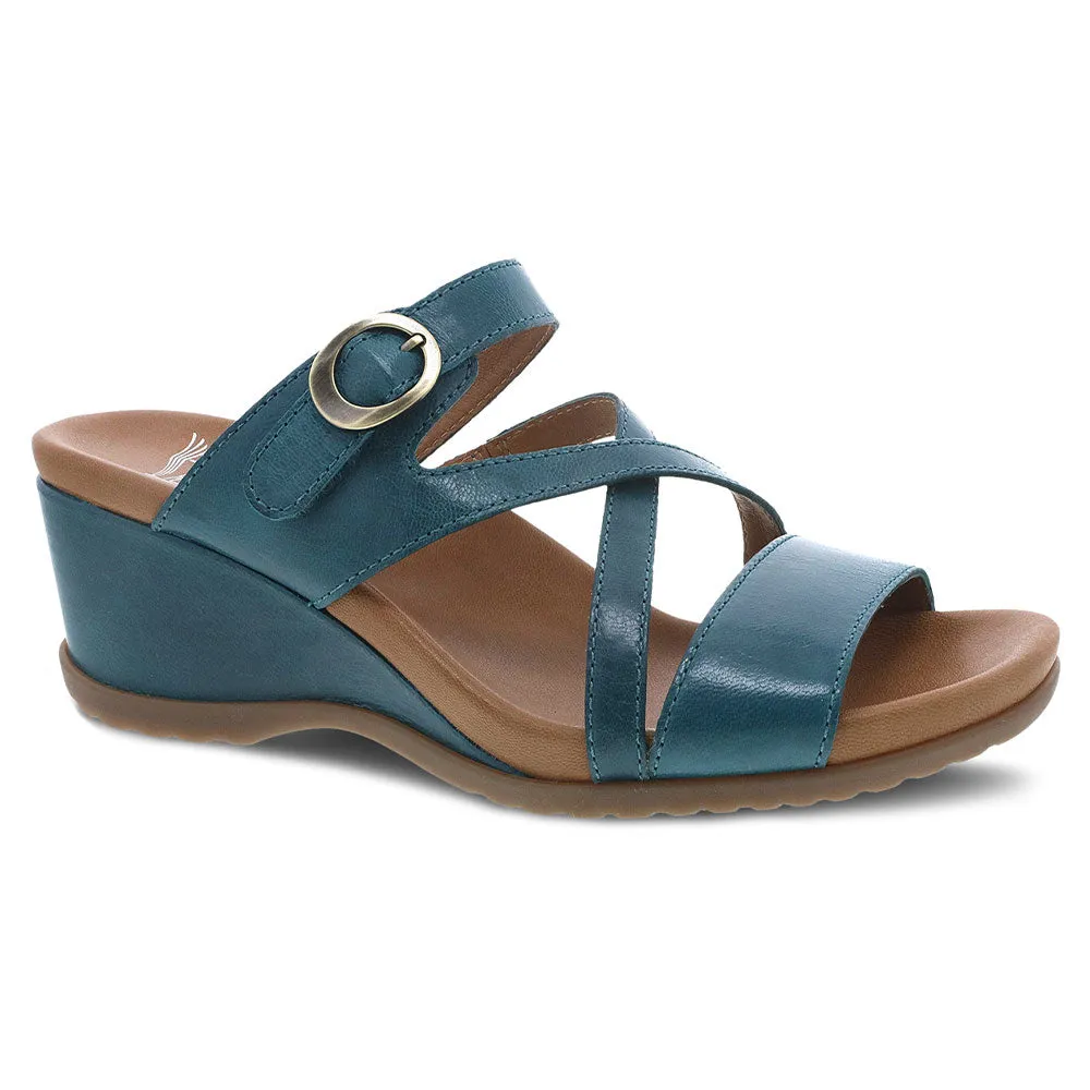 Ana Open Back Wedge Sandal