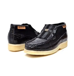 Apollo Croc Suede & Croc Handmade Shoe from British Collection