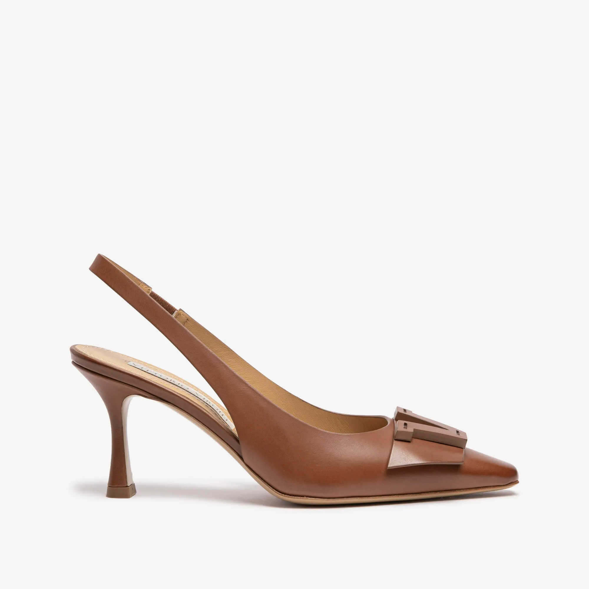 Aquilia | Women's leather sling back décolleté