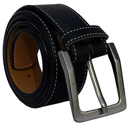 Attractive Men Multicolor Leather Belts Combo (Pack of 2)