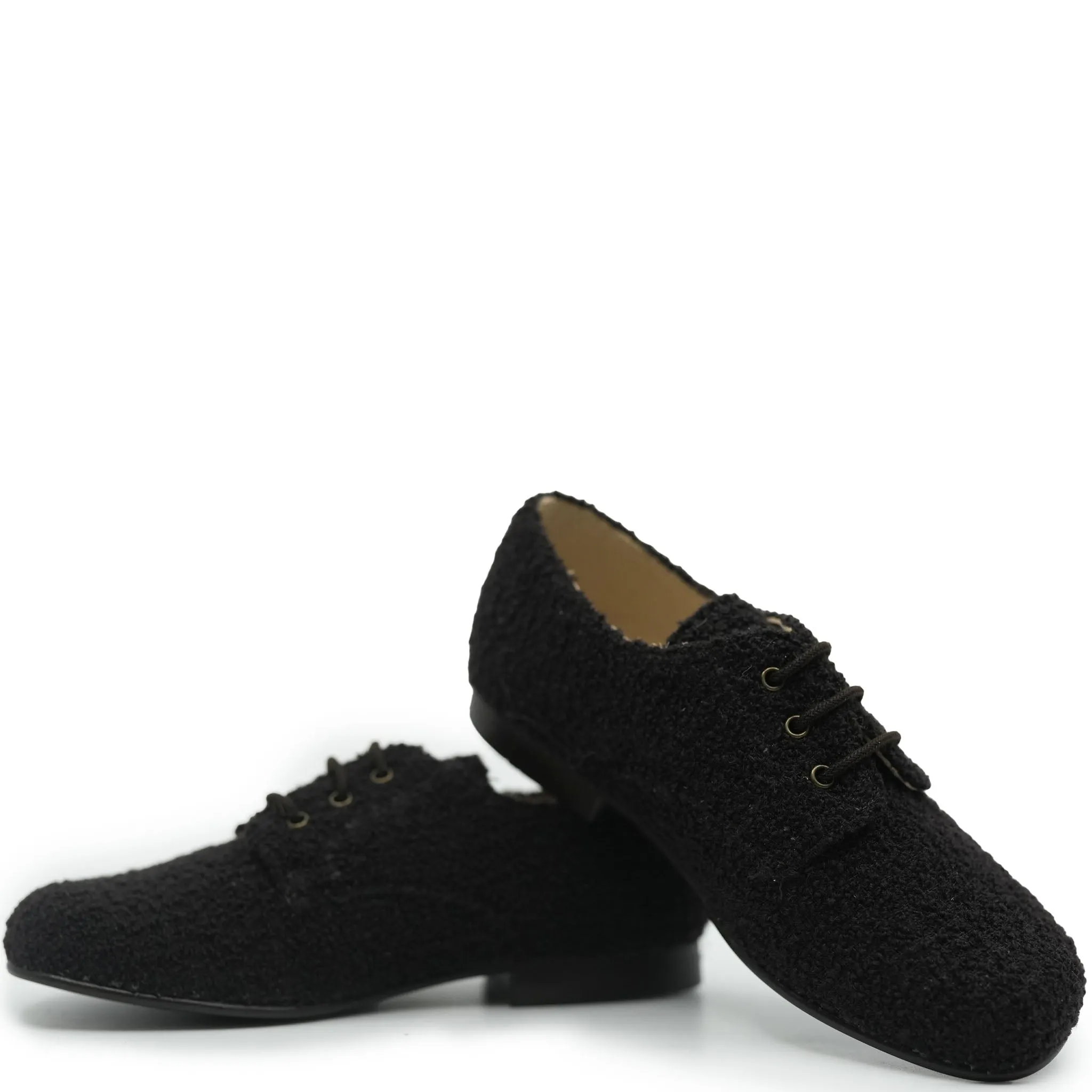 Beberlis Mocha Boucle Lace Up Oxford