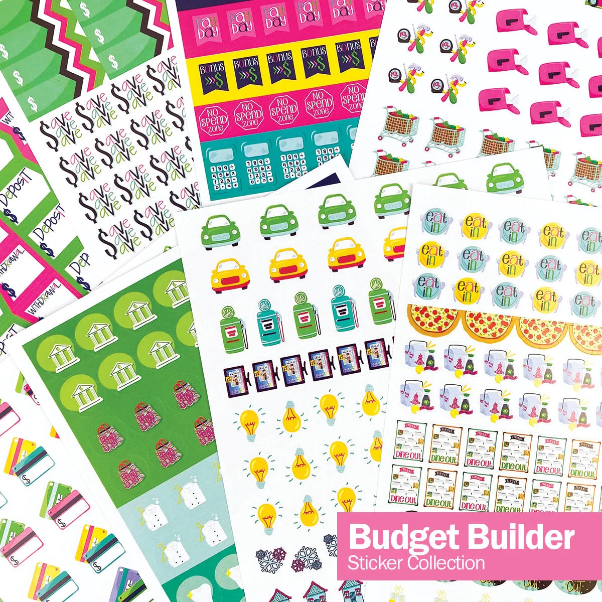 Best Planner Stickers | Family, Work, To-Dos, Events, Goals | 8 Styles