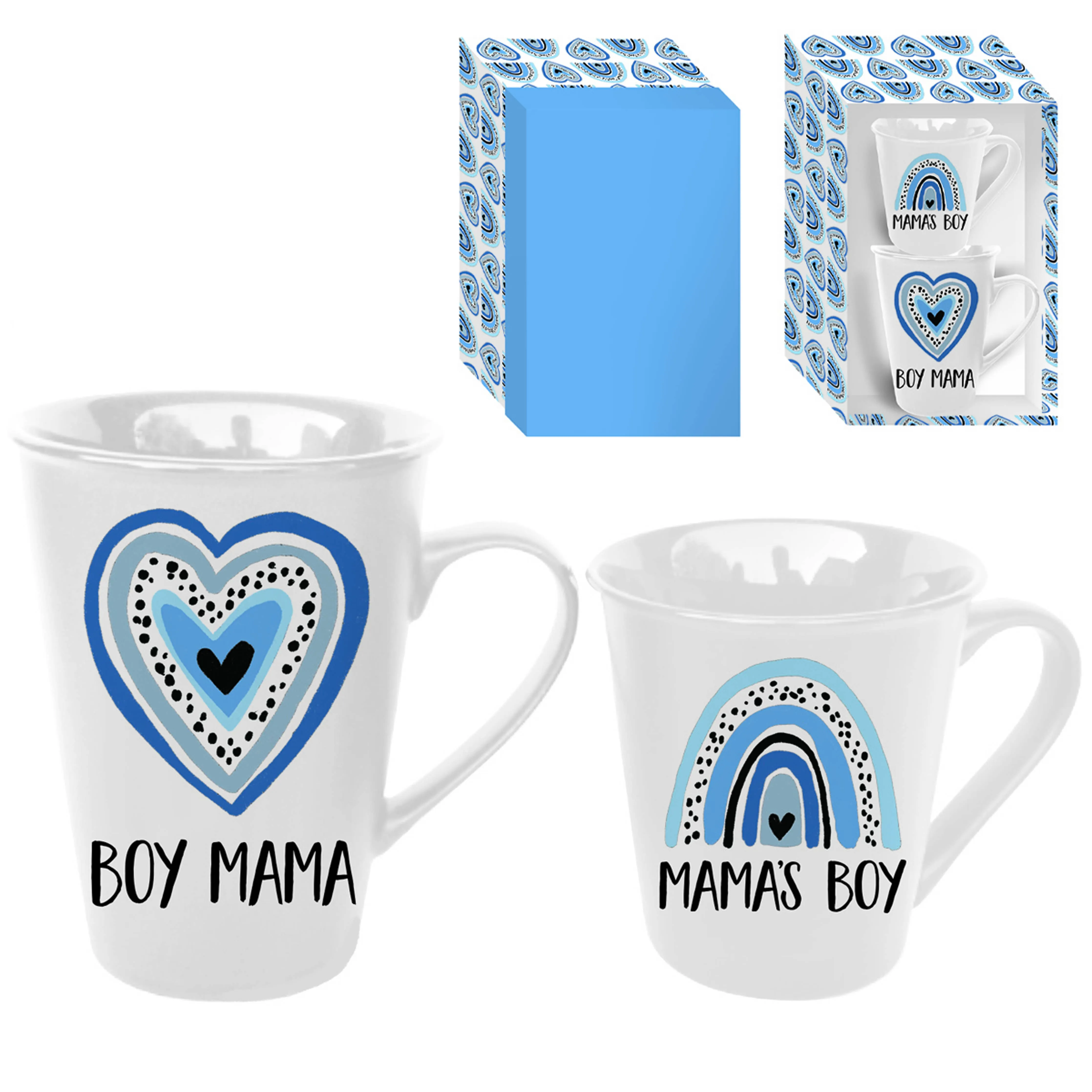 Boy Mom Ceramic Cup Set