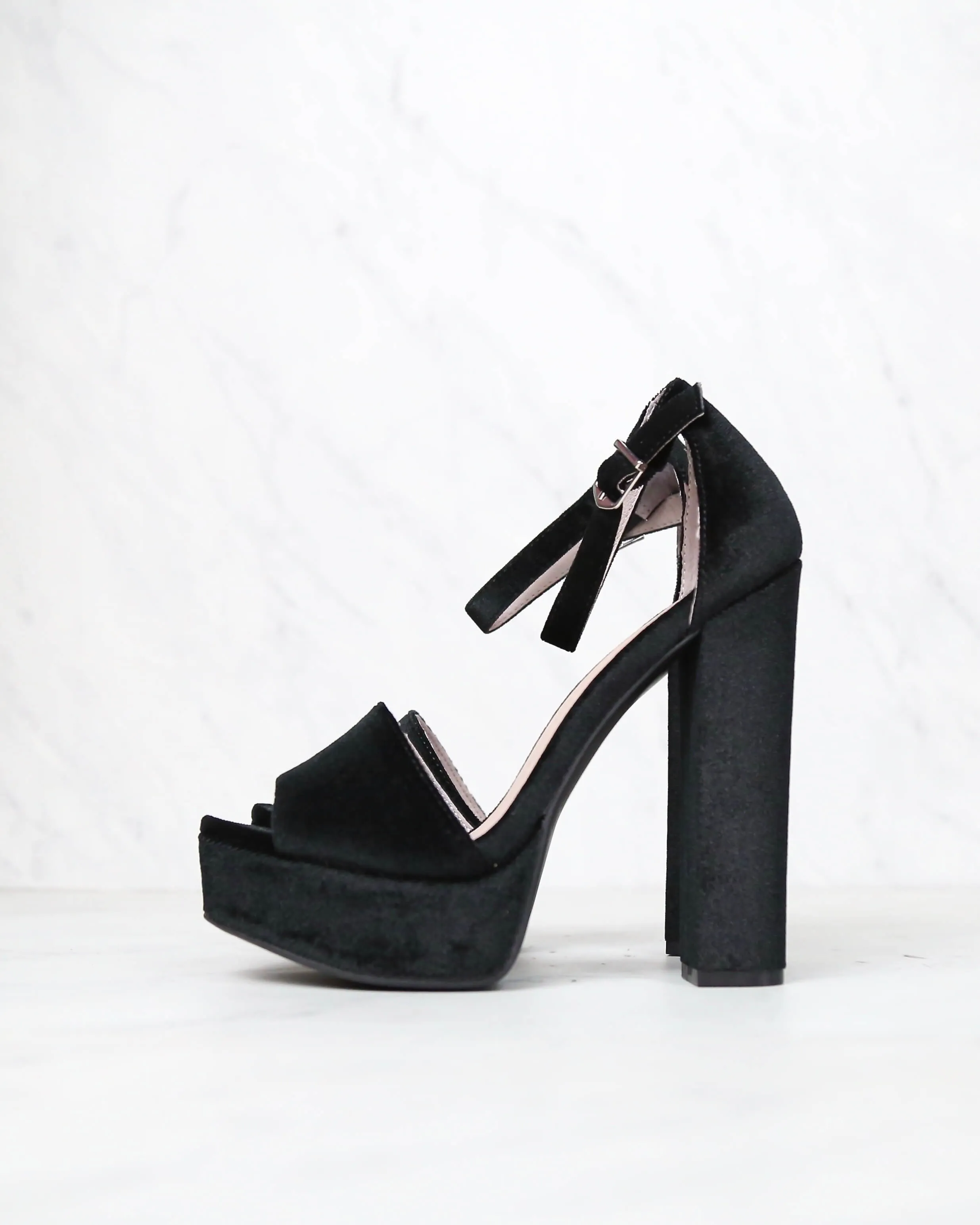 Chinese Laundry - Ace Velvet Platform Heel in More Colors