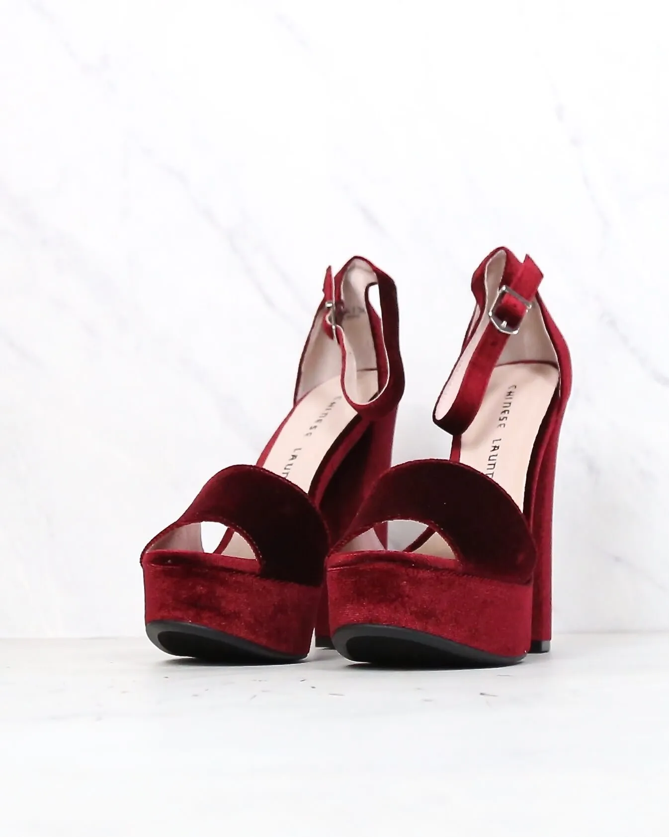 Chinese Laundry - Ace Velvet Platform Heel in More Colors