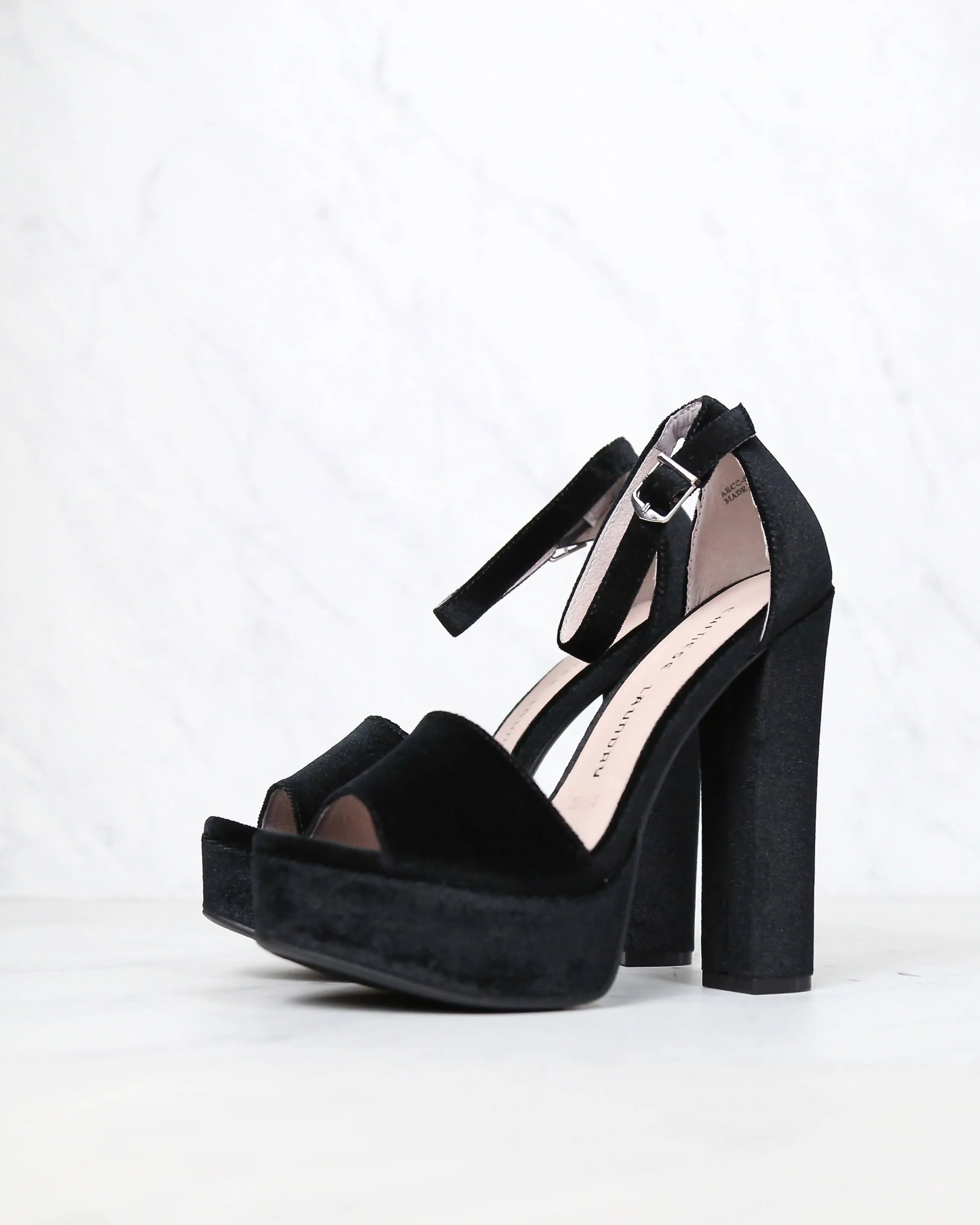 Chinese Laundry - Ace Velvet Platform Heel in More Colors