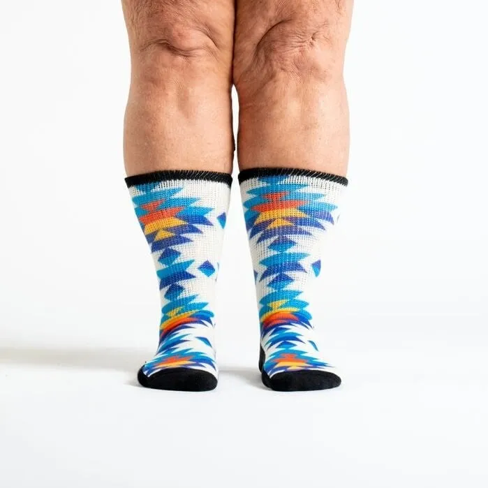 Desert Sunrise Non-Binding Diabetic Socks