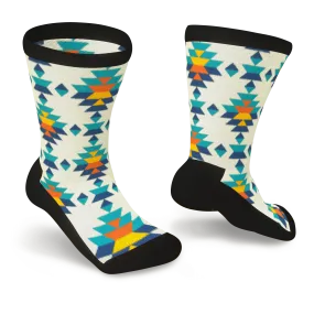 Desert Sunrise Non-Binding Diabetic Socks