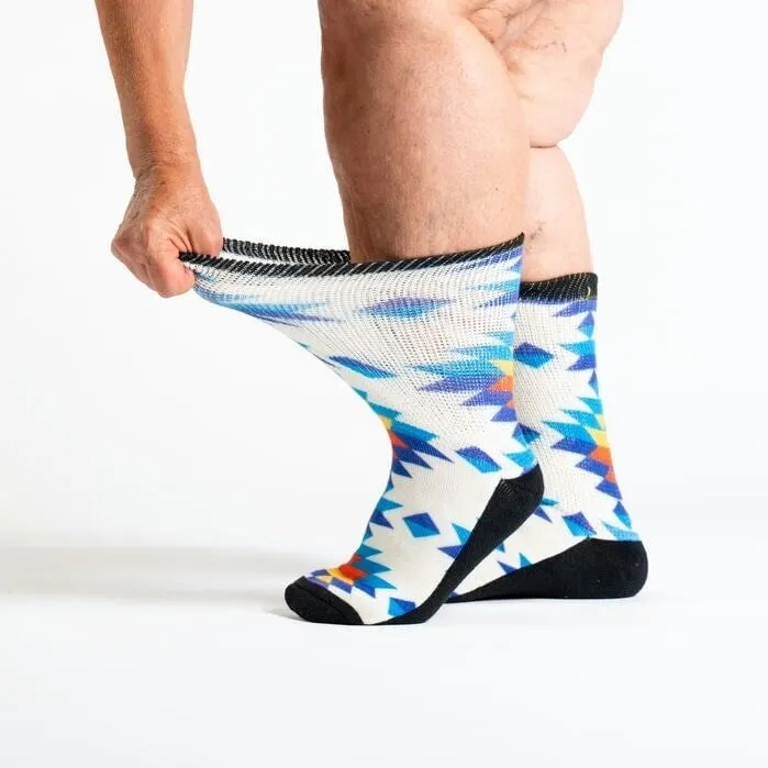 Desert Sunrise Non-Binding Diabetic Socks