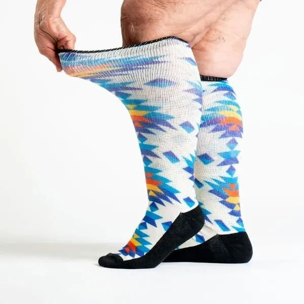 Desert Sunrise Non-Binding Diabetic Socks