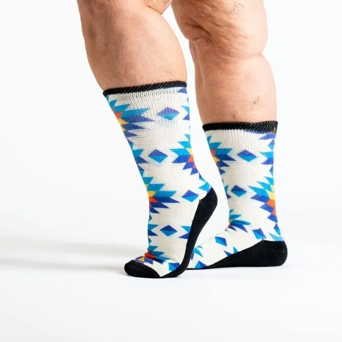 Desert Sunrise Non-Binding Diabetic Socks