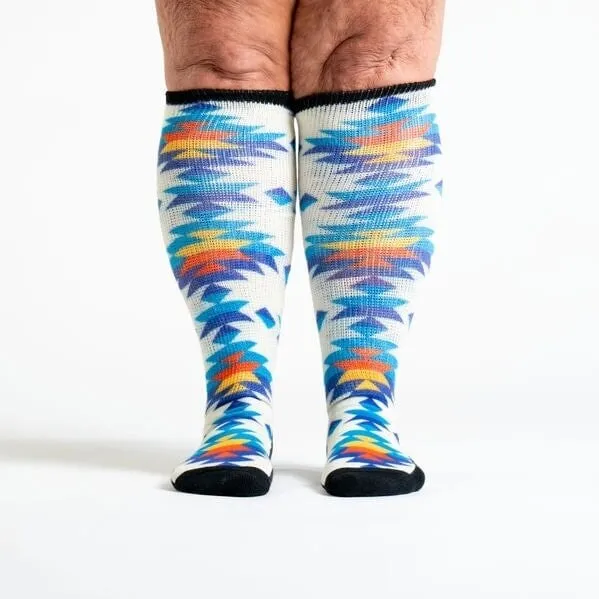 Desert Sunrise Non-Binding Diabetic Socks