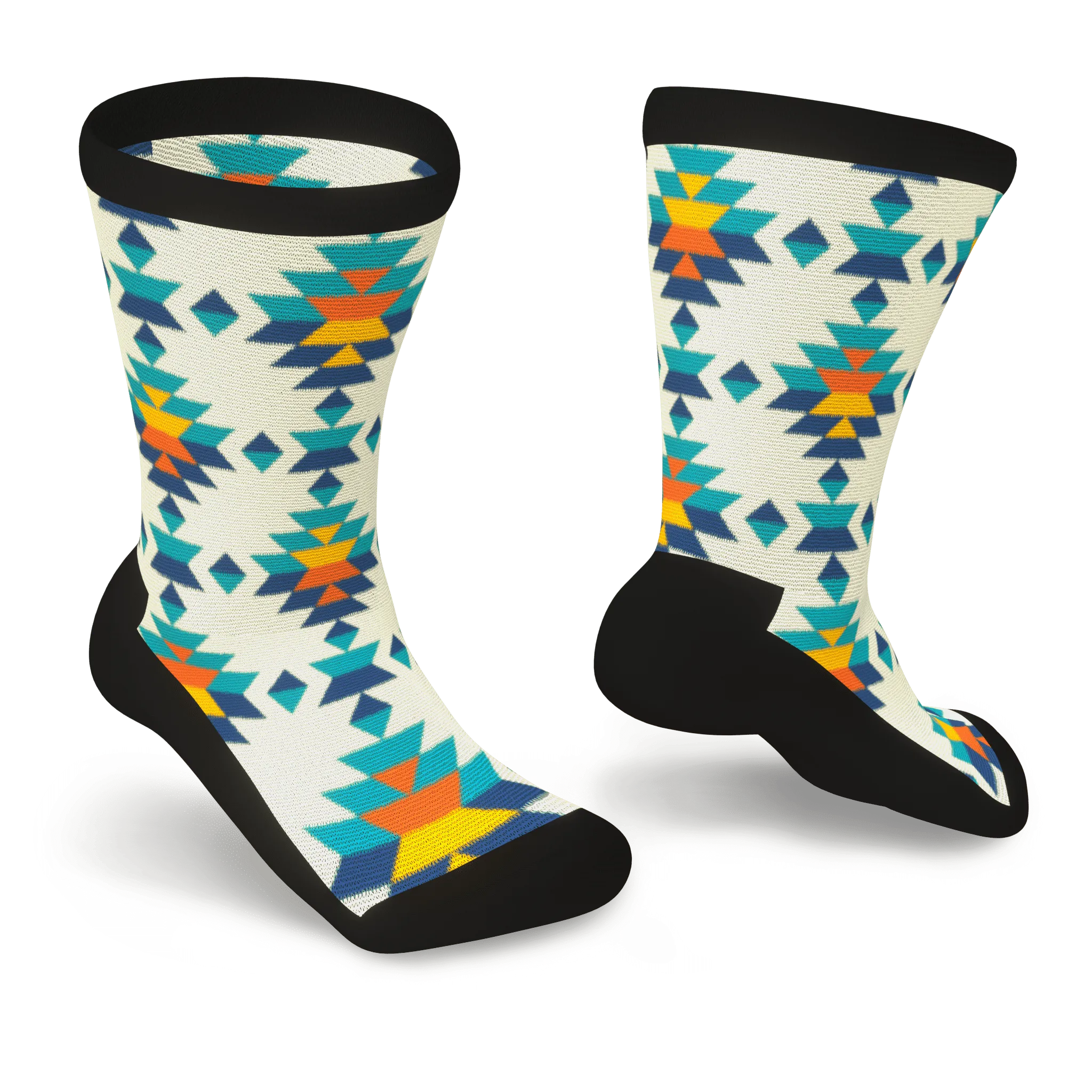 Desert Sunrise Non-Binding Diabetic Socks