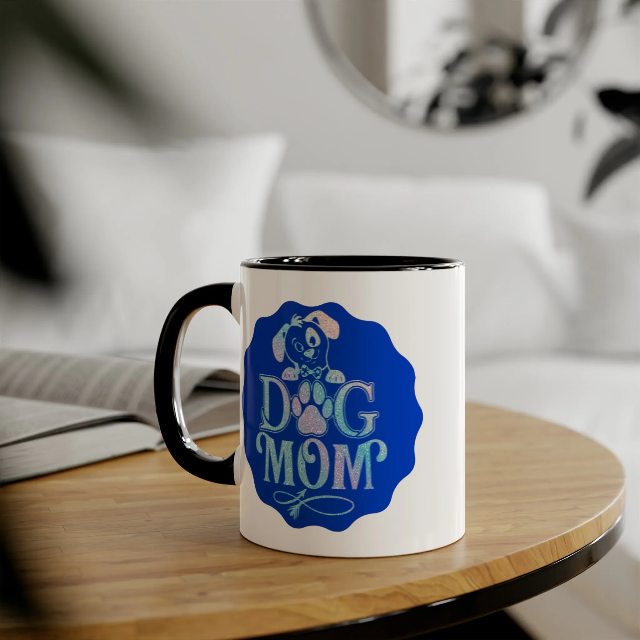 Dog Mom Accent Mugs, 11oz