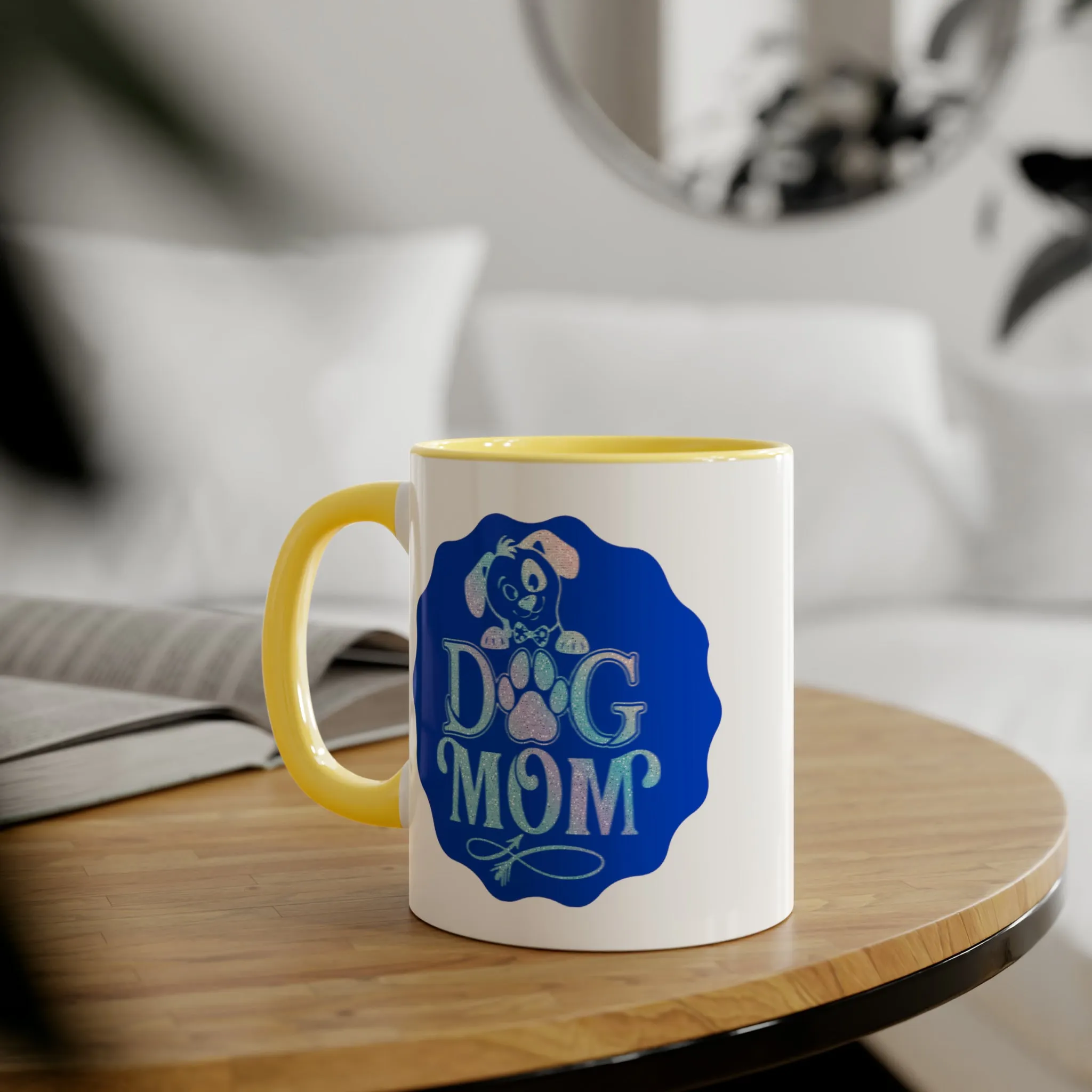 Dog Mom Accent Mugs, 11oz