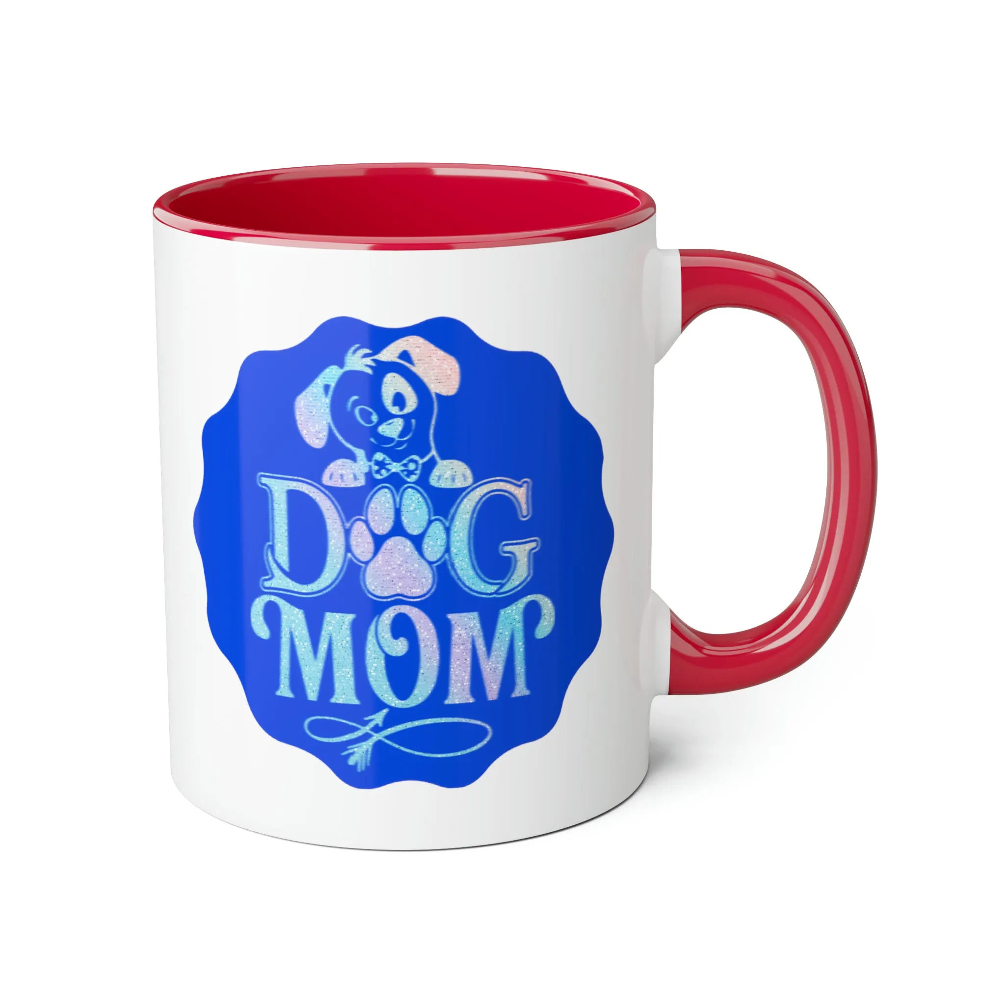 Dog Mom Accent Mugs, 11oz