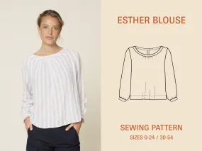 Esther Blouse sewing pattern