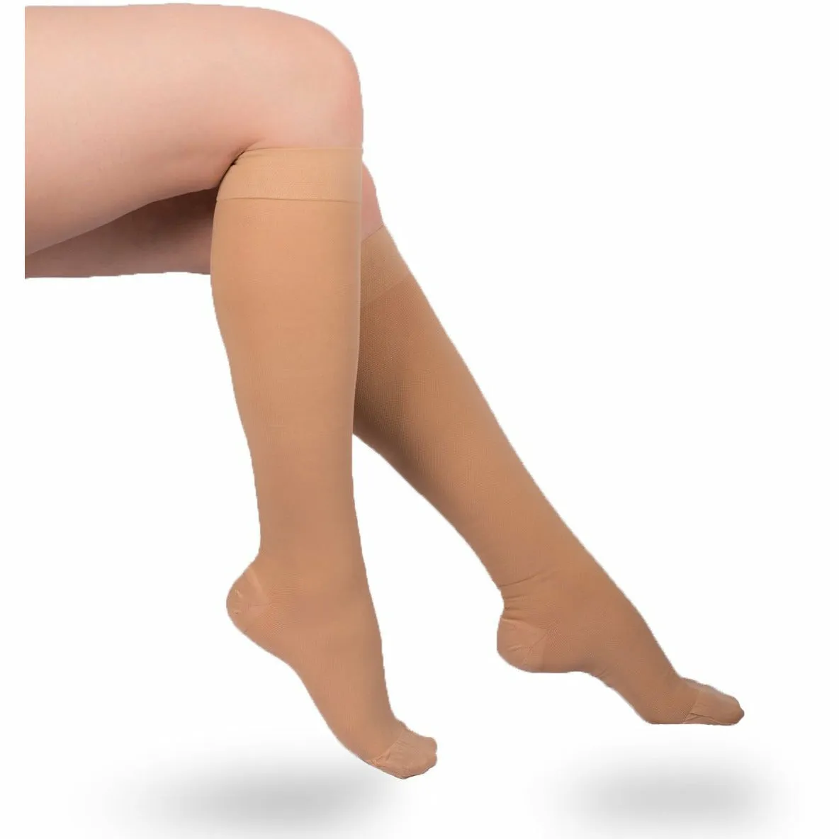 EvoNation Surgical Opaque 30-40 mmHg Knee Highs