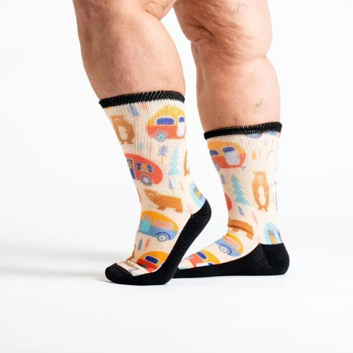 Happy Camper Non-Binding Diabetic Socks