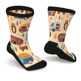 Happy Camper Non-Binding Diabetic Socks