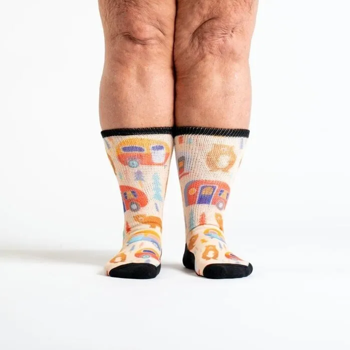 Happy Camper Non-Binding Diabetic Socks