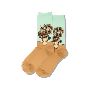 HOTSOX Women's Van Gogh's Sunflowers Socks