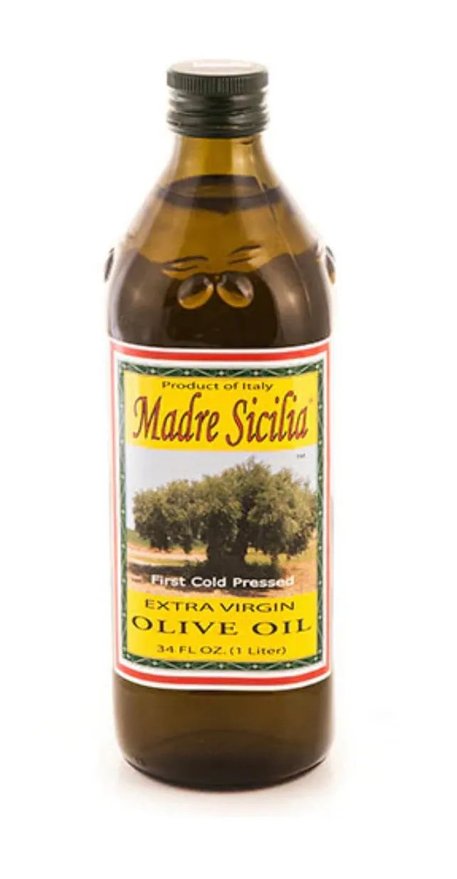 Madre Sicilia Extra Virgin Olive Oil Bottle/Varies , 33.8 fl oz | 1 Liter