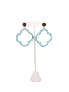 McMillan Wrapped Clover Earring - (three colors)