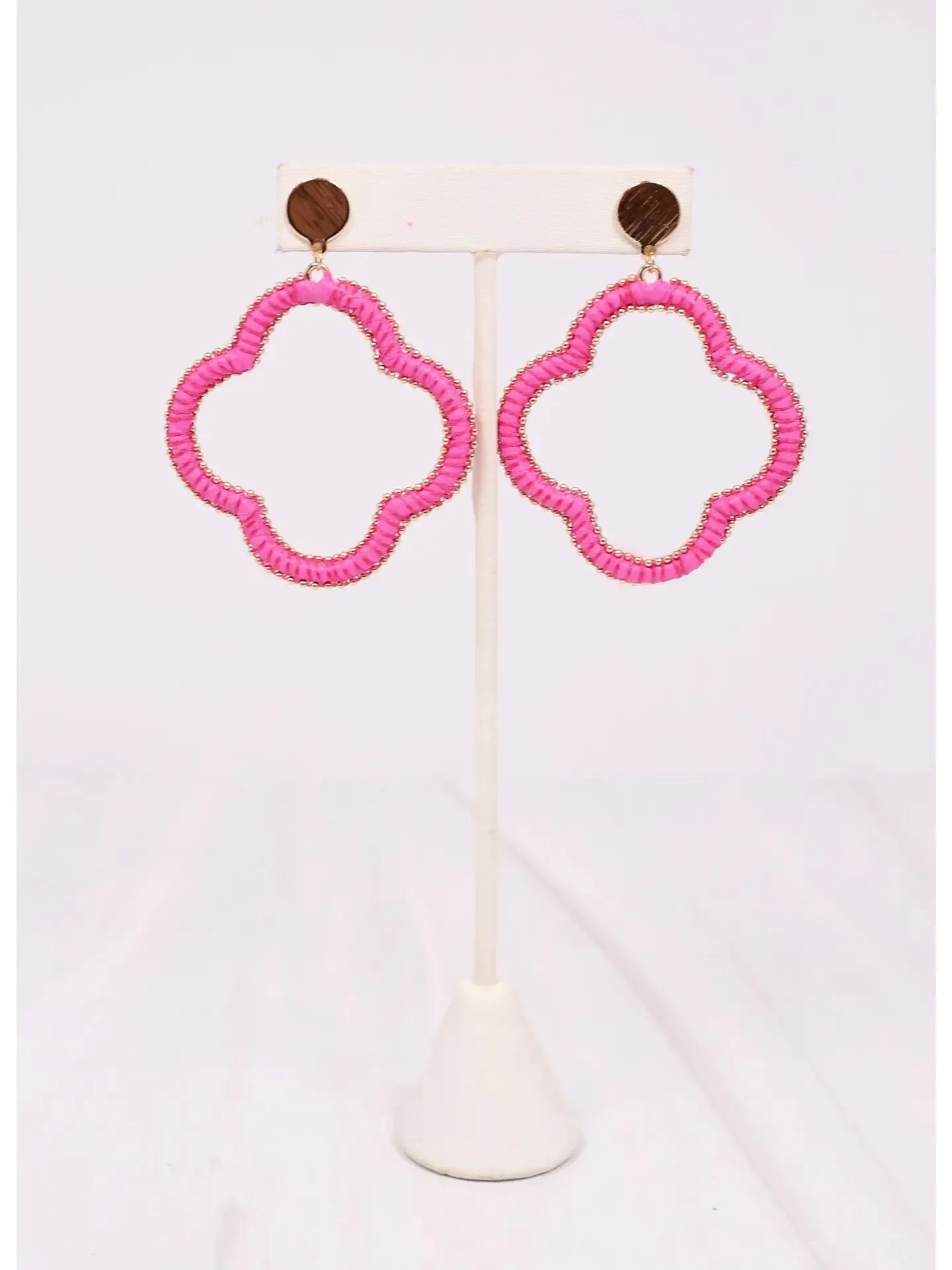 McMillan Wrapped Clover Earring - (three colors)