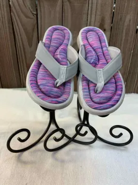 MEMORY FOAM SHOES 5/6 GRY/PURP/PNK Sandals