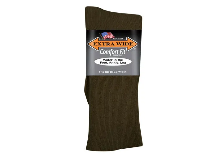 Mens Extra Wide 2700 Comfort Fit Dress Socks