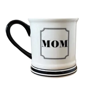 MOM Ceramic Mother's Day Mug Gift. Dishwasher and Microwave Safe