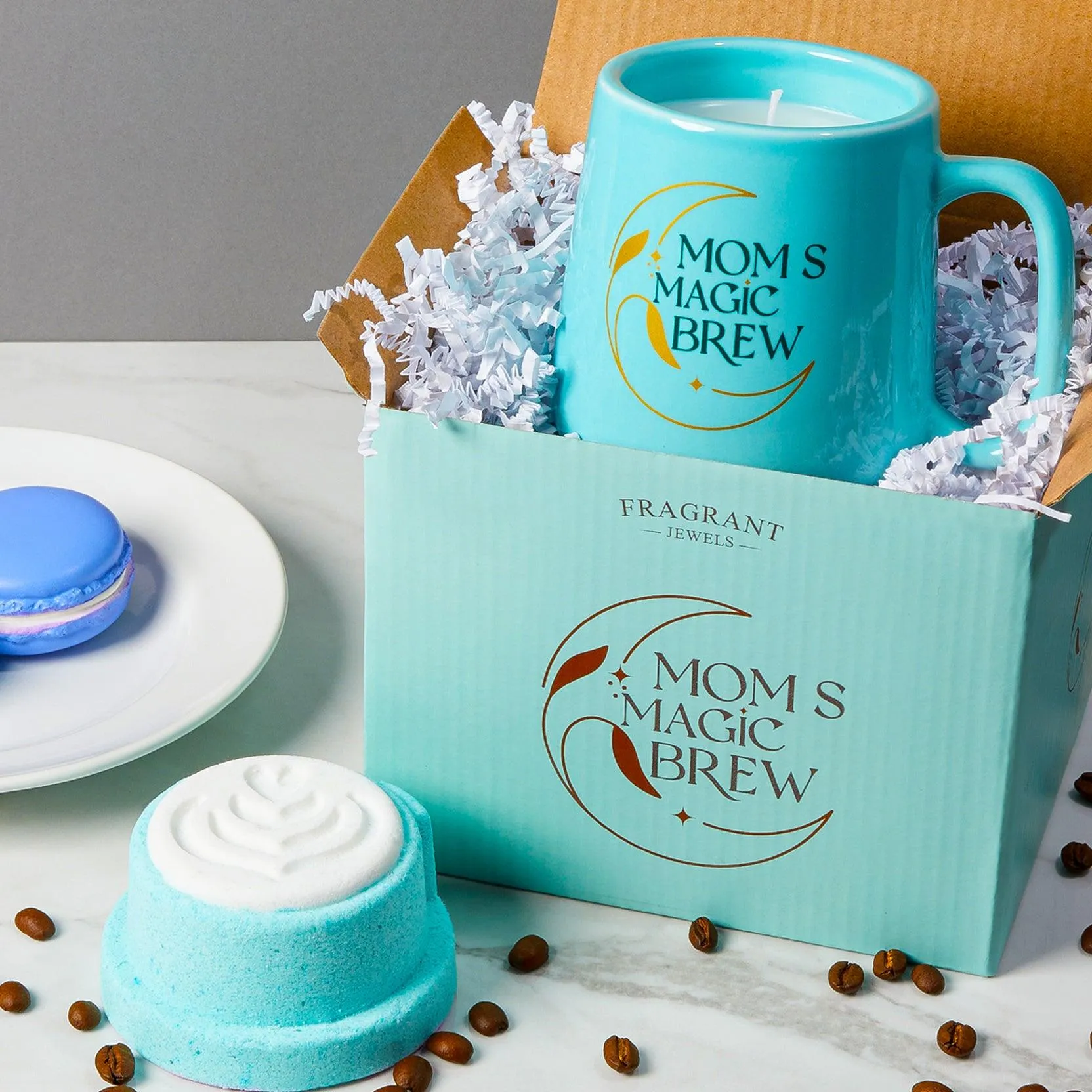 Mom Magic - "Mom's Magic Brew" - Candle and Bath Bomb Set