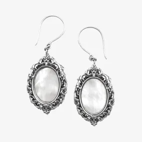 Mother of Pearl Antique Mirror Earrings