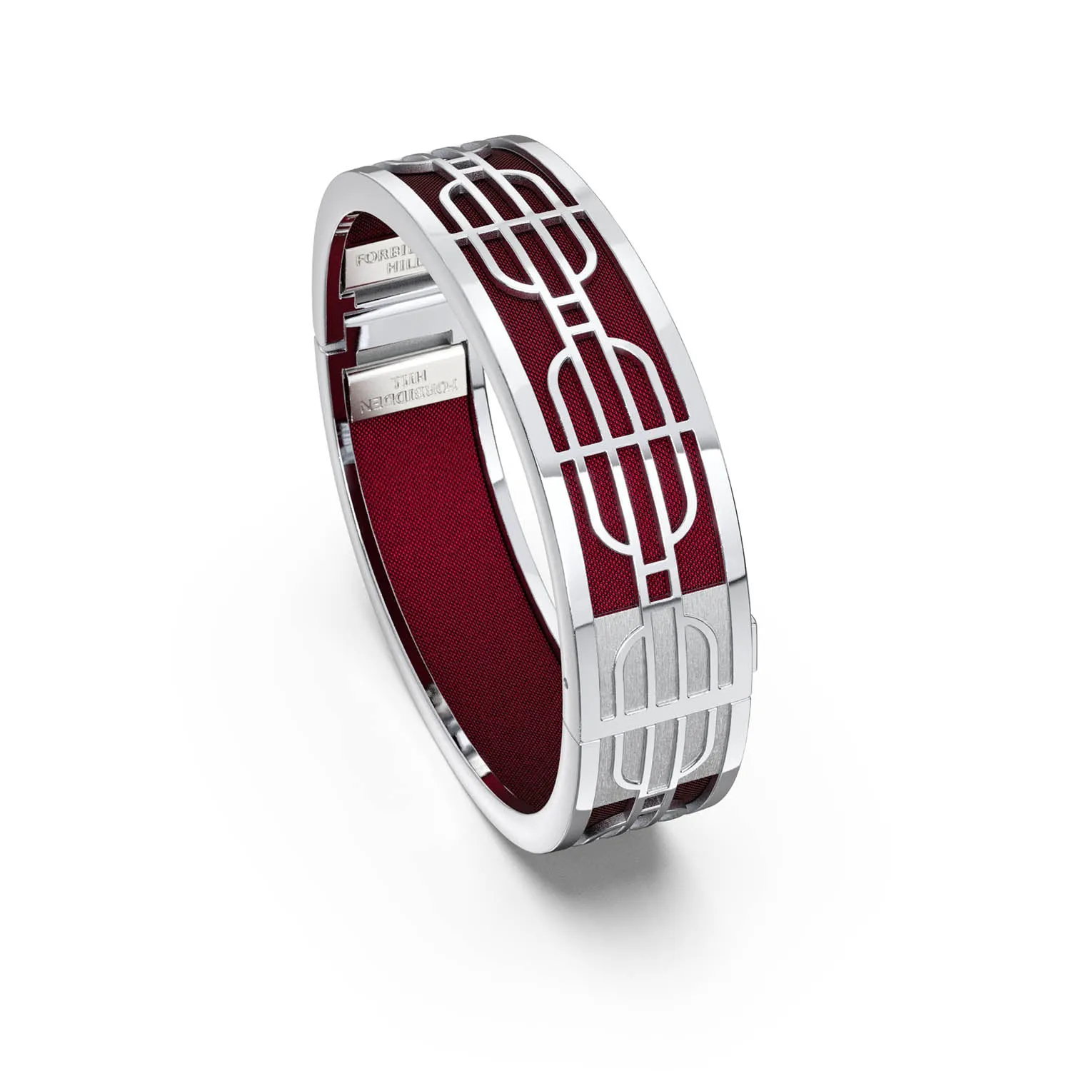 Nanyang Dream Bangle - Majestic Ruby - Sterling Silver