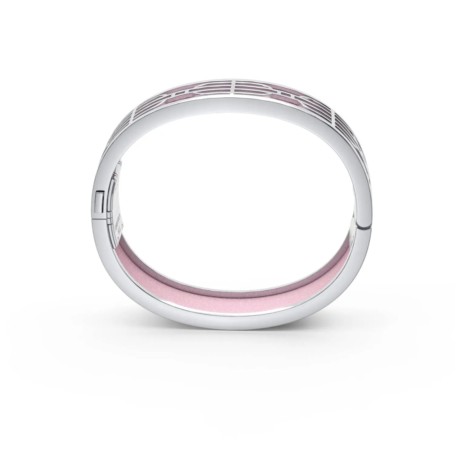 Nanyang Dream Bangle - Shophouse Pink - Sterling Silver