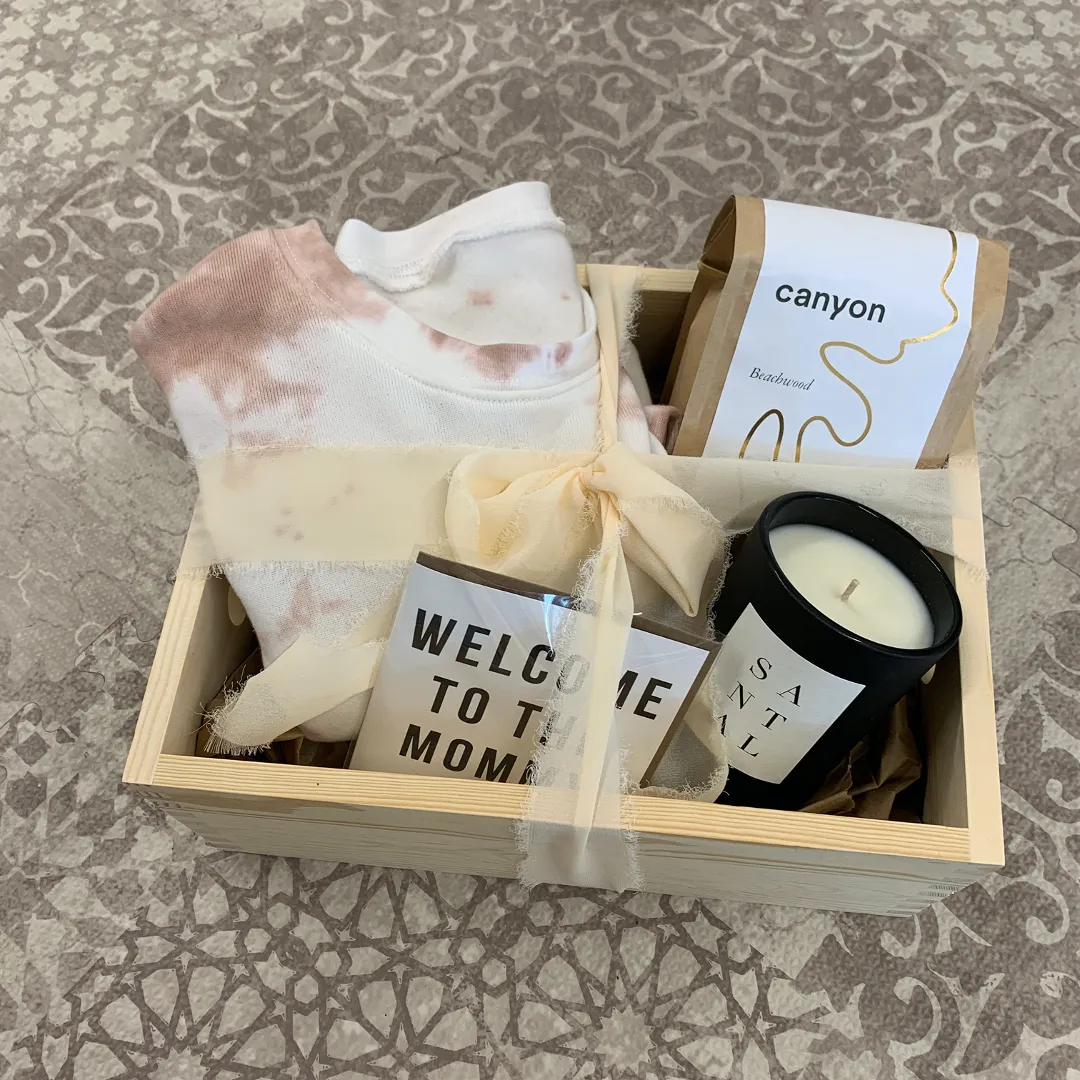 new mom gift box set