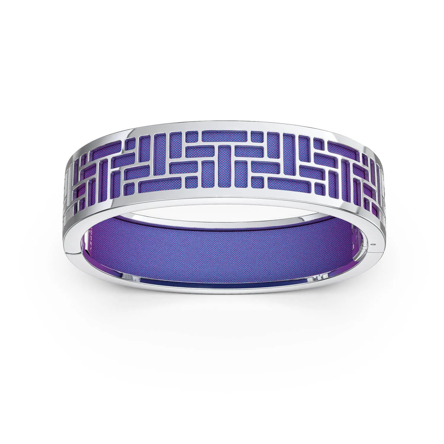 Pavilion Bangle - Dawn Mauve - Sterling Silver