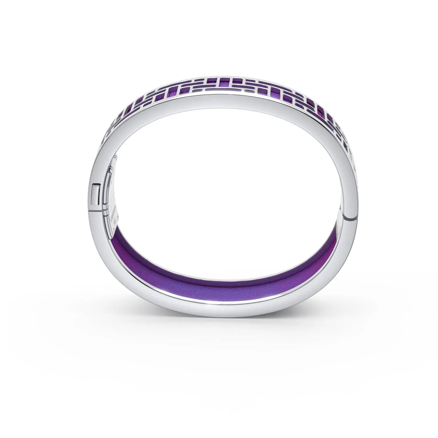 Pavilion Bangle - Dawn Mauve - Sterling Silver