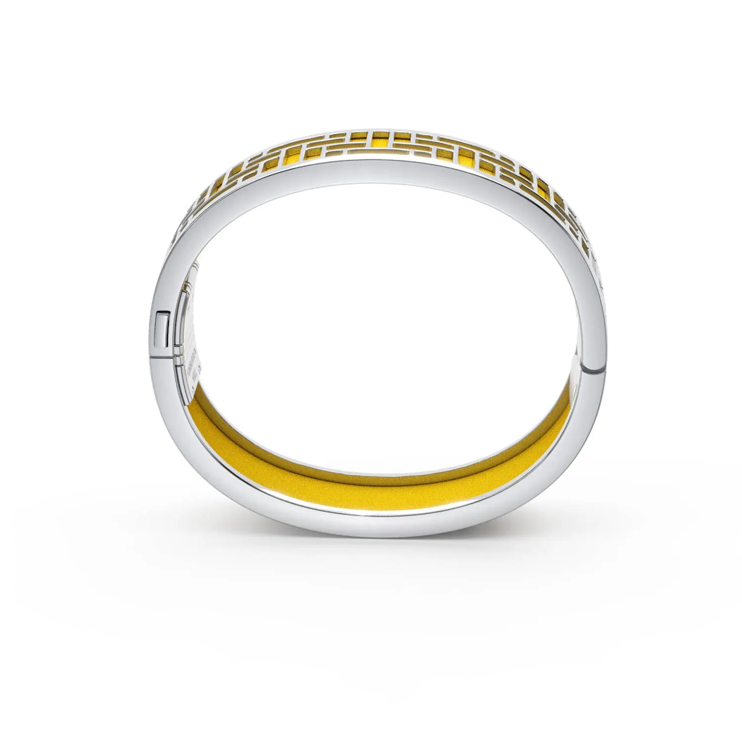 Pavilion Bangle - Pineapple Yellow - Sterling Silver