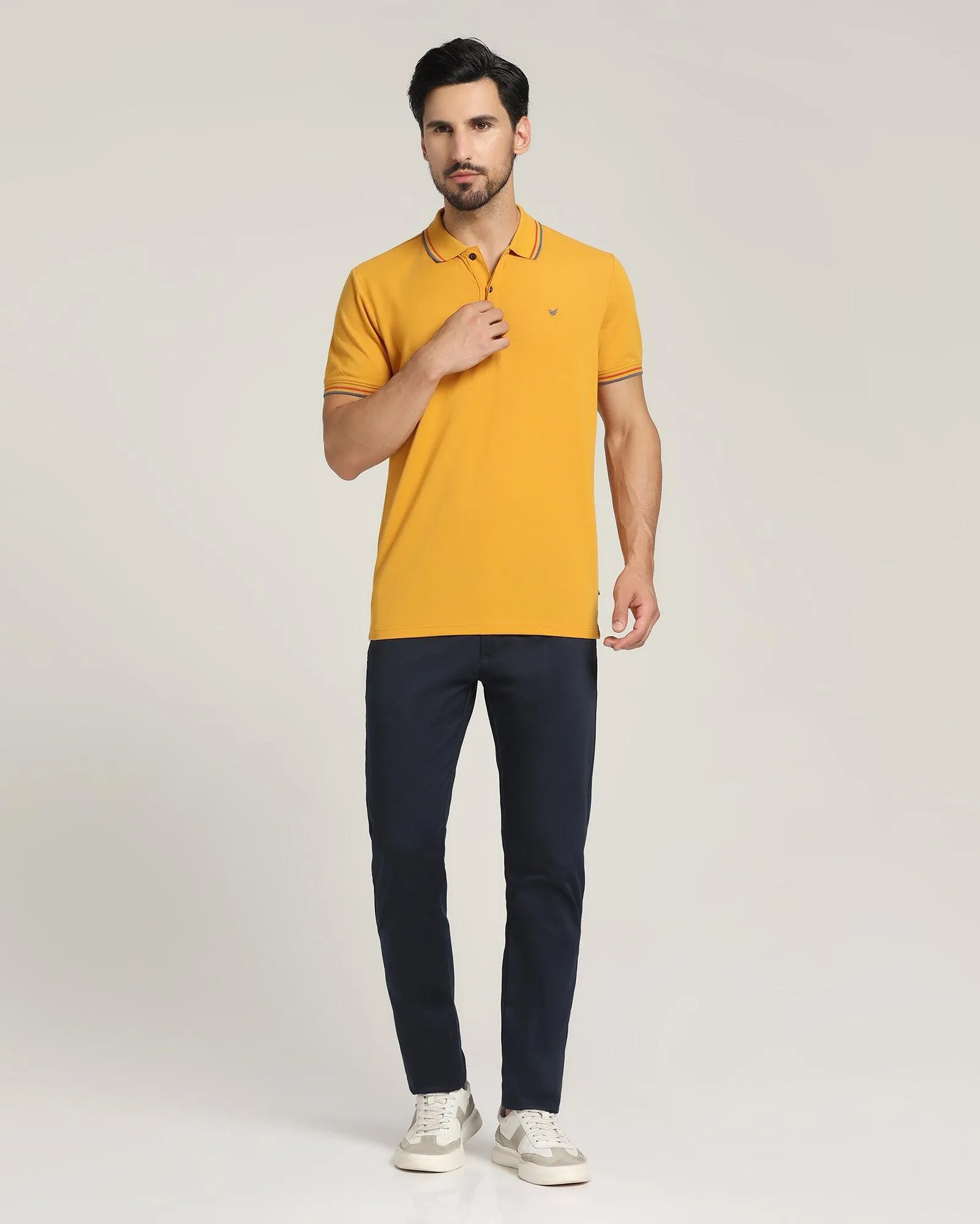 Polo Golden Solid T-Shirt - Aquarius