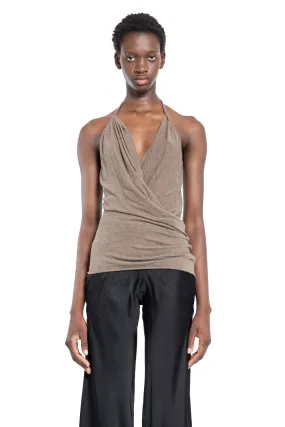 RICK OWENS WOMAN BROWN TOPS