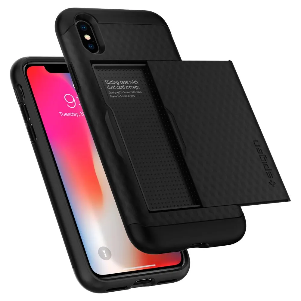 Spigen - Crystal Wallet for iPhone X / XS